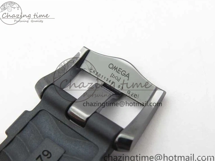 0130 Seamaster Diver 300M Real Ceramic Case VSF 1:1 Best Edition on Black Rubber Strap A8806 (Free Nato) SunProtective 7935